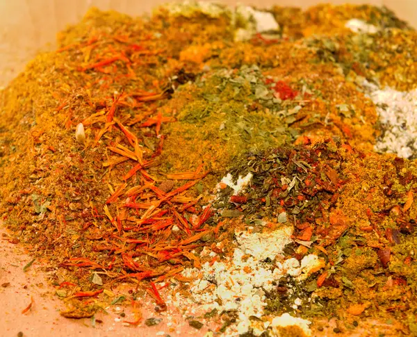 Various spices closeup — Stock Photo, Image