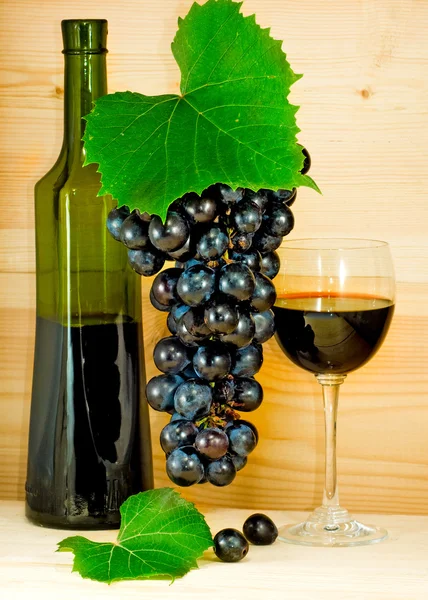 Glass with wine — Stock Photo, Image