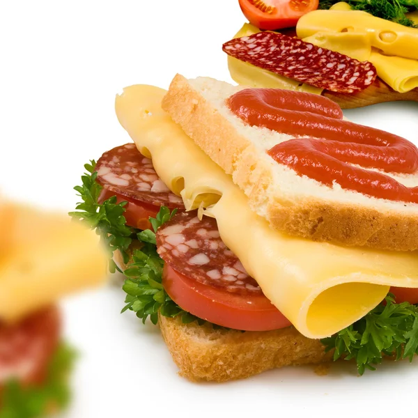 Afbeelding van een sandwich — Stockfoto
