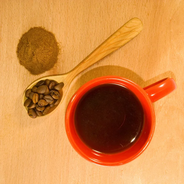 Image of coffee on the table — Stock Photo, Image