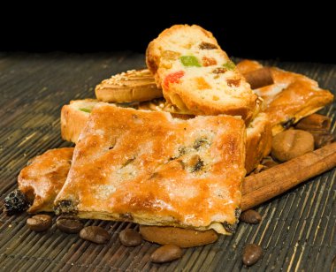 Görüntü üzerinde bir tablo closeup lezzetli Kurabiye