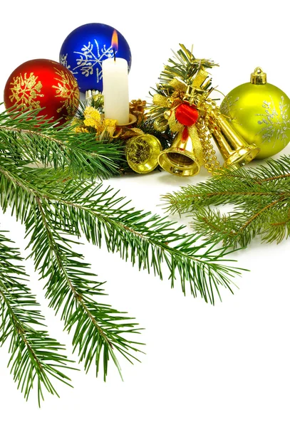 Obraz o Boże Narodzenie dekoracje szczelnie-do góry — Zdjęcie stockowe