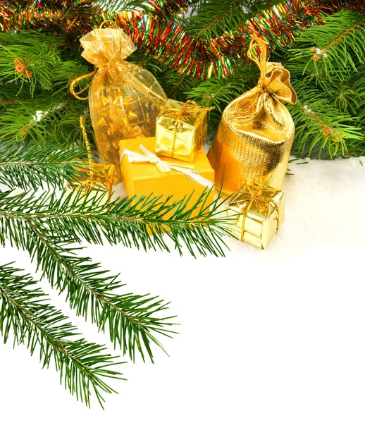 Isolated image of Christmas decorations closeup — Stock Photo, Image