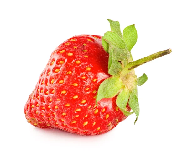 A strawberry on a white background — Stock Photo, Image