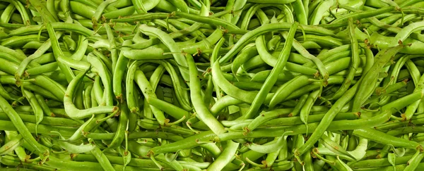 Isolated image of green beans closeup — Stock Photo, Image
