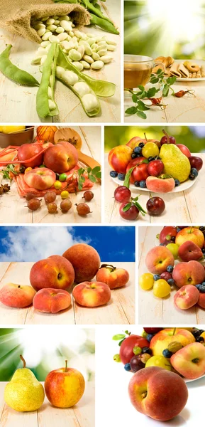 Wizerunek różnych dojrzałe owoce zachwycający zbliżenie — Zdjęcie stockowe