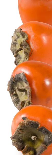 柿子成熟的孤立的形象 — 图库照片