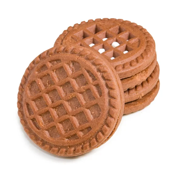 Isolated image of delicious cookies close-up — Stock Photo, Image