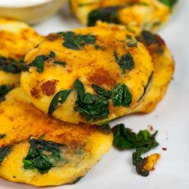 Ispanaklı patates püresi kek