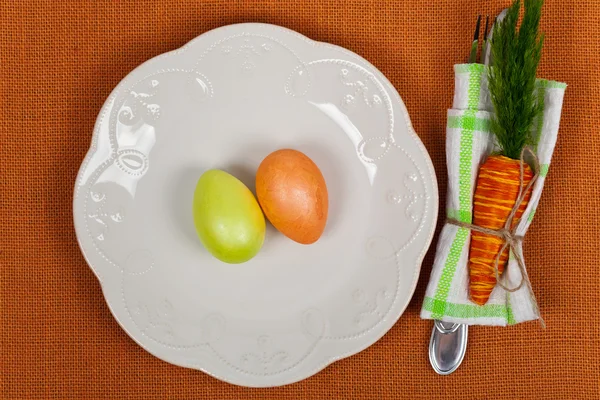 Easter table setting — Stock Photo, Image