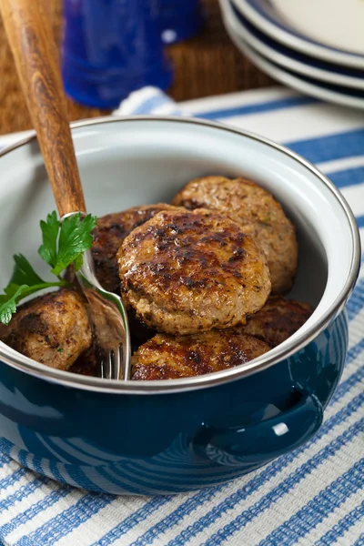 Cutlets or Sausage Patties — Stock Photo, Image