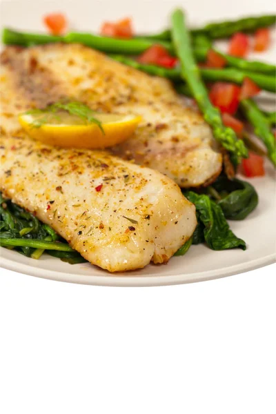 Baked Fish Fillet — Stock Photo, Image