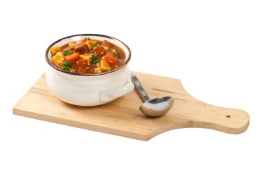 Ev yapımı yavaş tencere sığır eti güveç