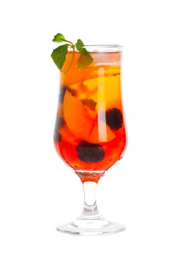 Şeftali ve Blackberry içecek