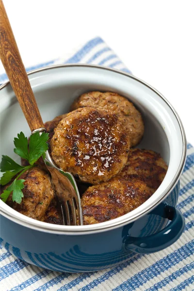 Small Beef Patties — Stock Photo, Image