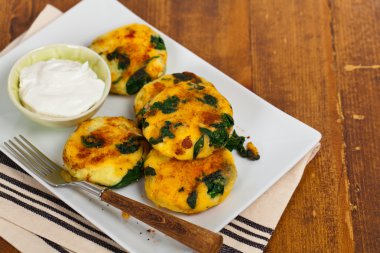 Patates ıspanak köftesi