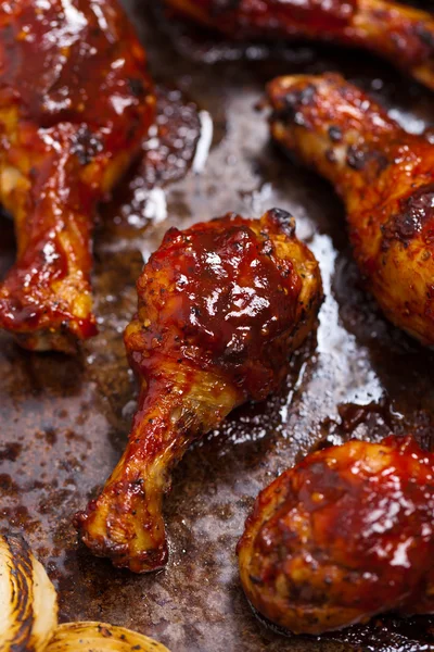 BBQ-kip drumsticks — Stockfoto