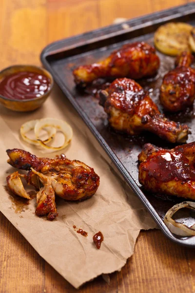 BBQ Chicken Drumsticks — Stock Photo, Image
