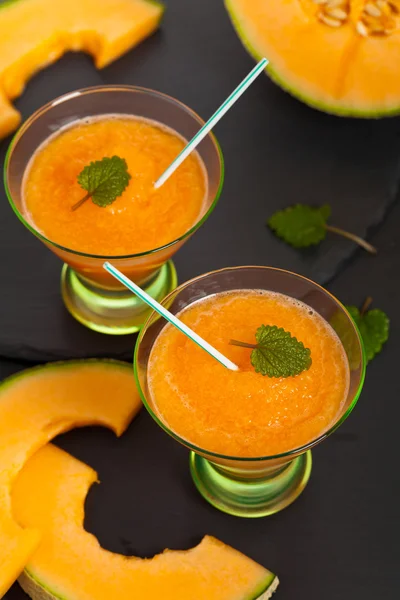 Smoothie au melon Cantaloup — Photo