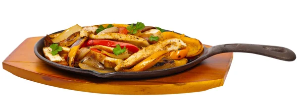 Homemade Chicken Fajitas — Zdjęcie stockowe