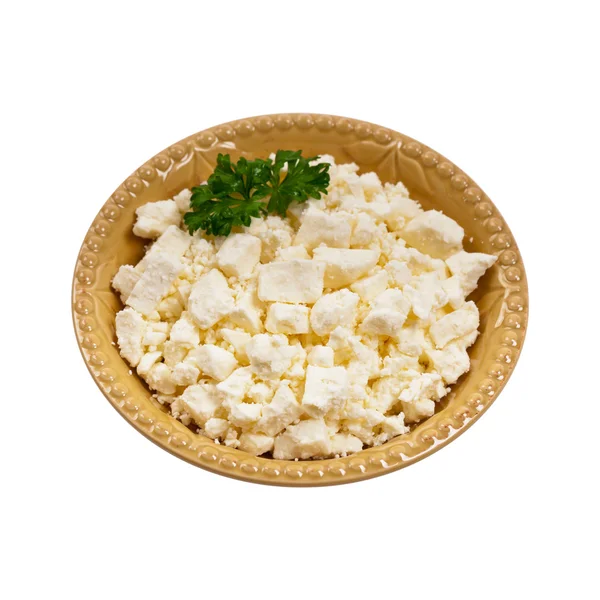 Feta sajt összeomlott — Stock Fotó