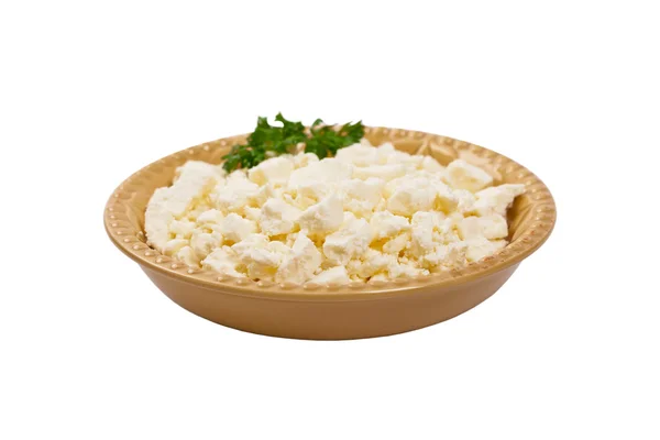 Feta Crumbled Cheese — Stock Photo, Image