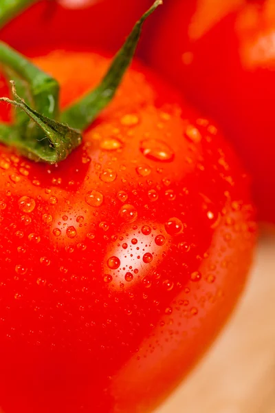 Tomates rojos en la vid —  Fotos de Stock