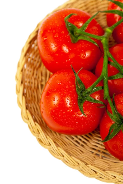 Tomates rojos en la vid —  Fotos de Stock