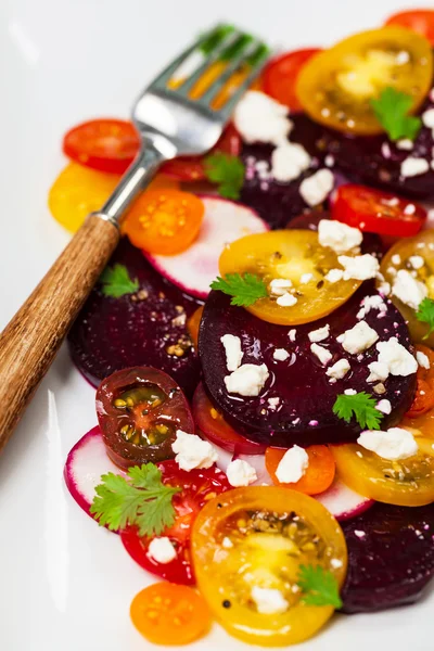 Tomato Beet Salad — Stock Photo, Image