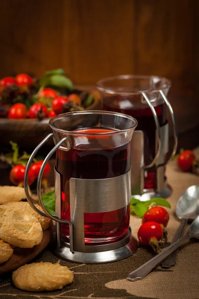 Rose Hips Herbal Tea — Stock Photo, Image