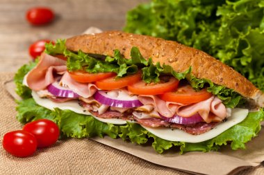 Italian Sub Sandwich clipart