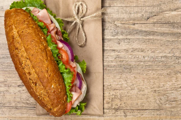 Italiaanse sub sandwich — Stockfoto