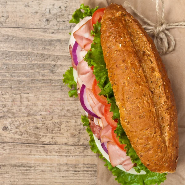 Italian Sub Sandwich — Stock Photo, Image