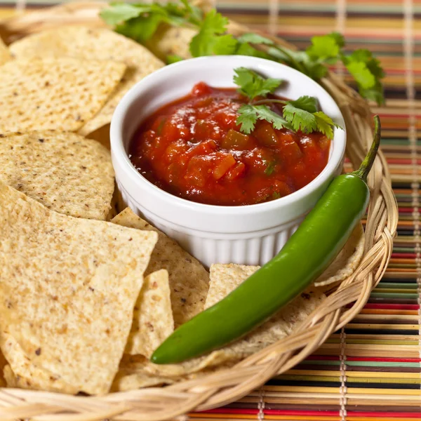 Pikante rode salsa — Stockfoto