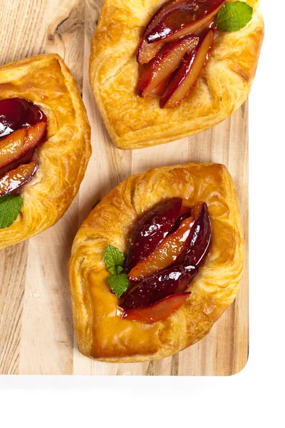 Plums pastries — Stock Photo, Image