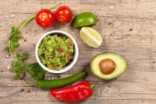 Guacamole dip — Stock fotografie