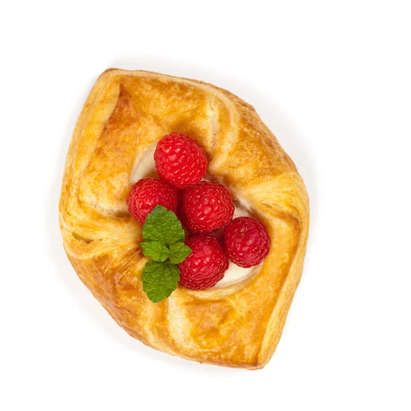 Raspberry pastries — Stock Photo, Image