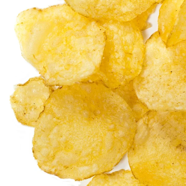 Plain potato chips — Stock Photo, Image