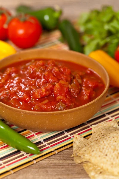 Salsa červená — Stock fotografie