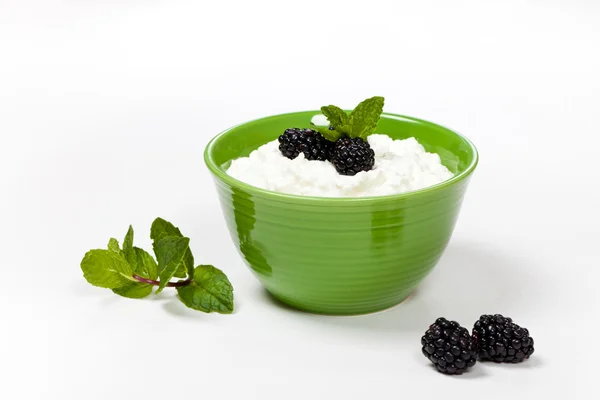 Huisgemaakte Cottage Cheese — Stockfoto