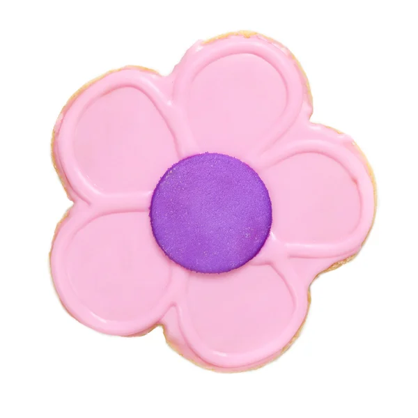 Homemade cukru ciasteczka w kształcie kwiatów — Zdjęcie stockowe