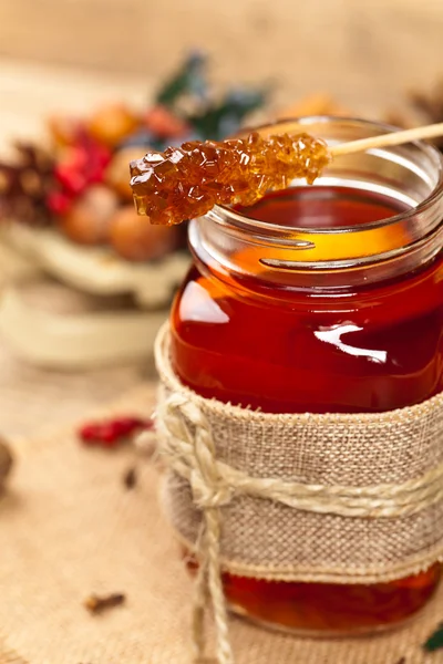 Hot winter tea — Stock Photo, Image