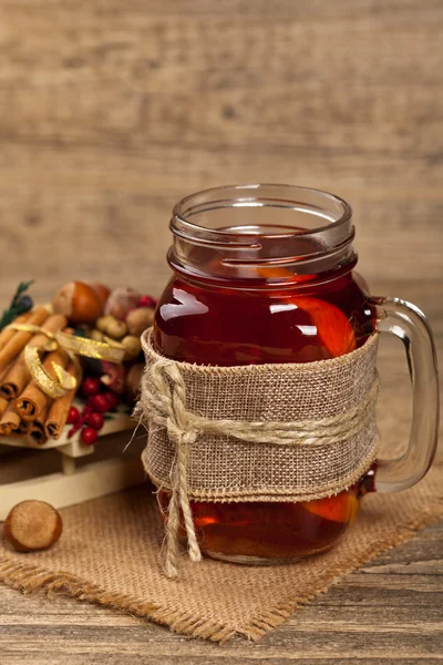 Tè caldo invernale — Foto Stock
