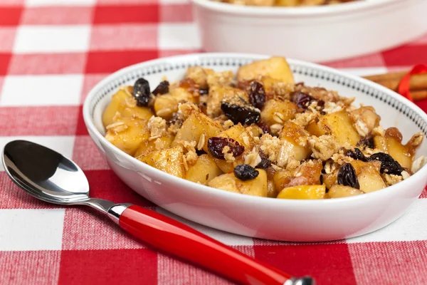 Apple Crumble Dessert — Stock Photo, Image