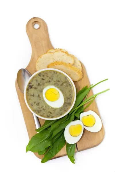 Sauerampfersuppe — Stockfoto