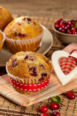 Yabanmersini muffins