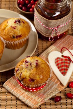 Yabanmersini muffins