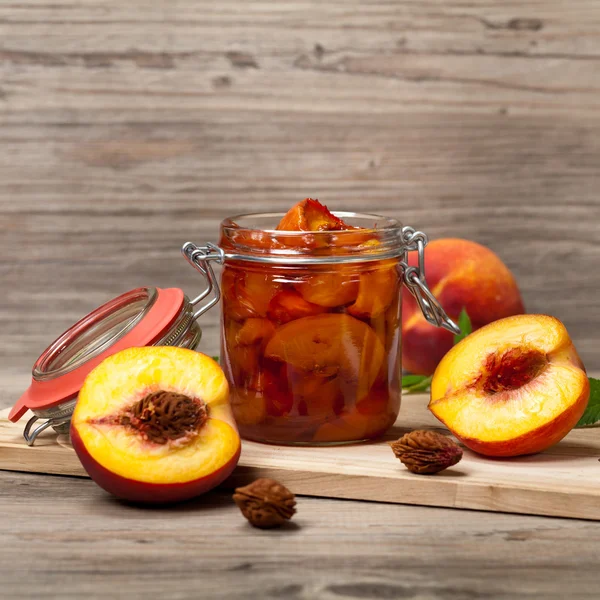 Peach Jam — Stock Photo, Image