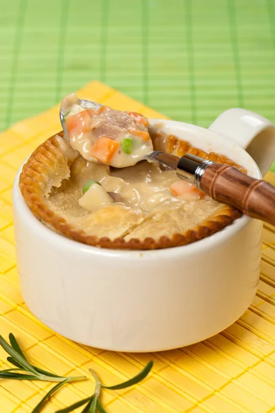 Kyckling pot-pie — Stockfoto