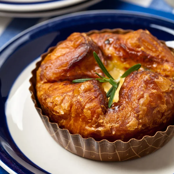 Buen desayuno. Soufflé de huevo al horno . —  Fotos de Stock